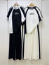 Round Neck Color Contrast Co-Ord Sets